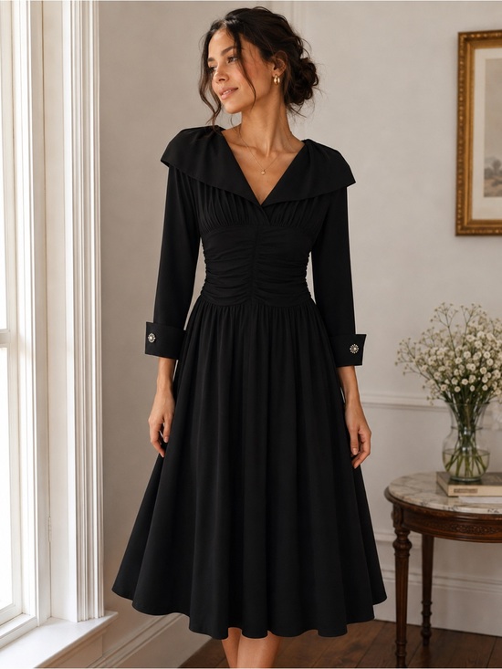 Eliza J Dresses & Skirts - Eliza J Mixed Media Fit & Flare Midi Dress – NWT